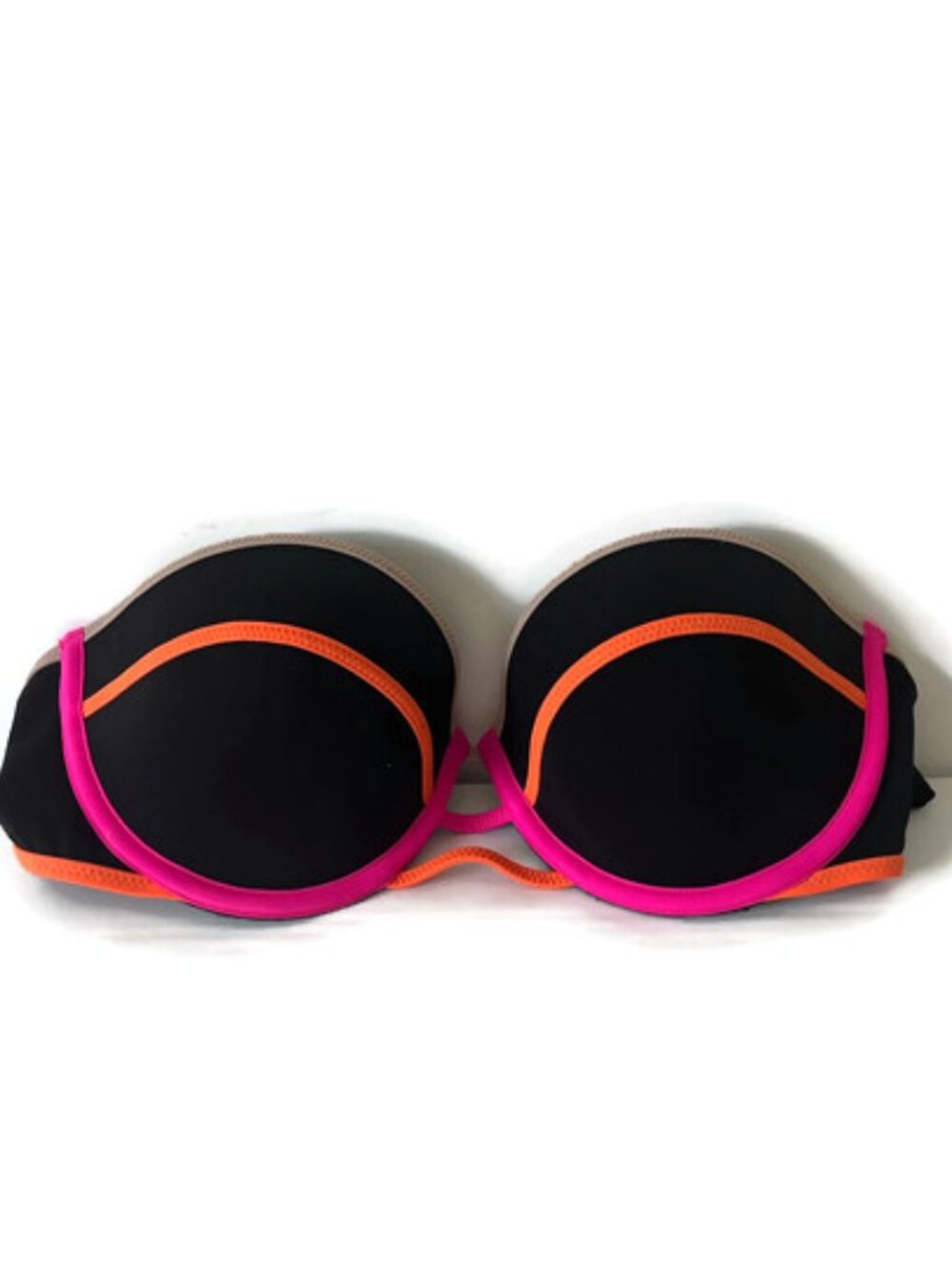 Victoria’s Secret Black Bandau Bikini Top 36b